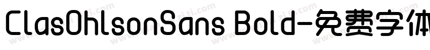 ClasOhlsonSans Bold字体转换